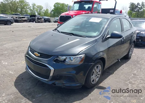 2017 Chevrolet Sonic Ls Auto из США, поврежденный, VIN 1G1JB5SHXH4145039
